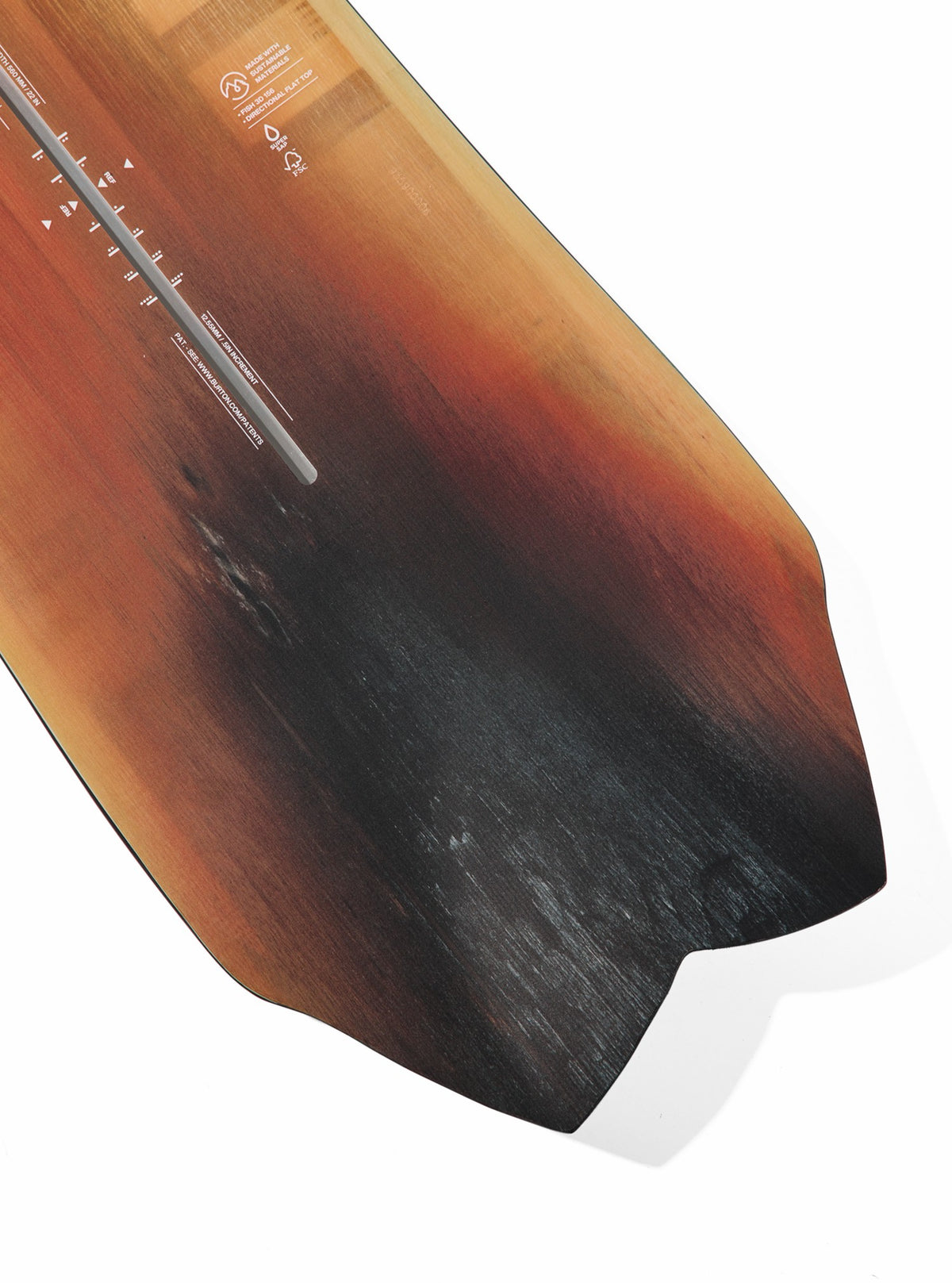 Burton 3D Fish Directional Flat Top Snowboard 2027 - Burton