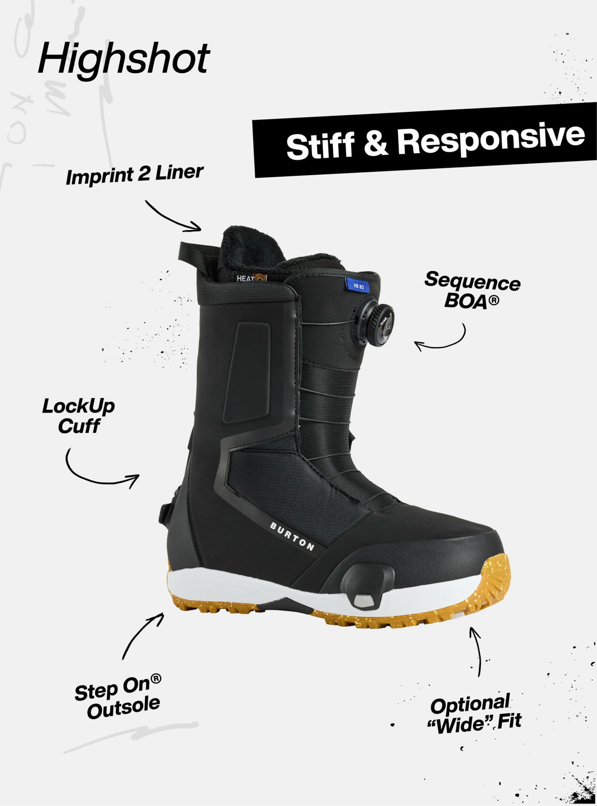 Women's Burton Highshot Step On® Snowboard Boots 2027 - Burton