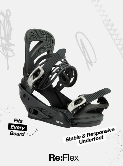 Men's Burton Genesis Re:Flex Snowboard Bindings 2027 - Burton