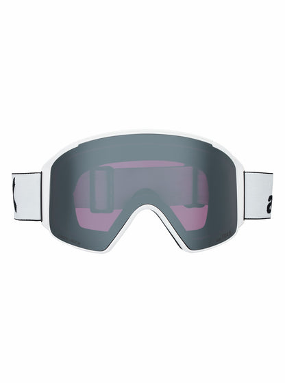 Frame: White, Lens: Perceive Sunny Onyx (6% / S4), Spare Lens: Perceive Variable Violet (34% / S2),Regular