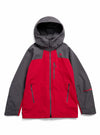 Gotham Gray / Geranium Red