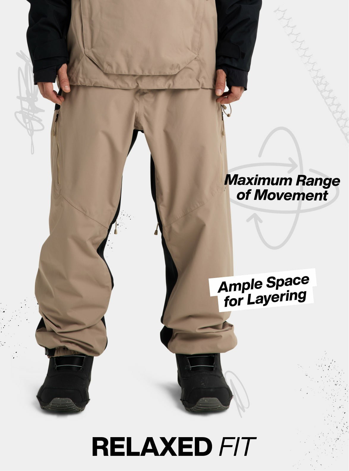 Men's Burton Reserve 2L Relaxed Bib Pants 2027 - Burton