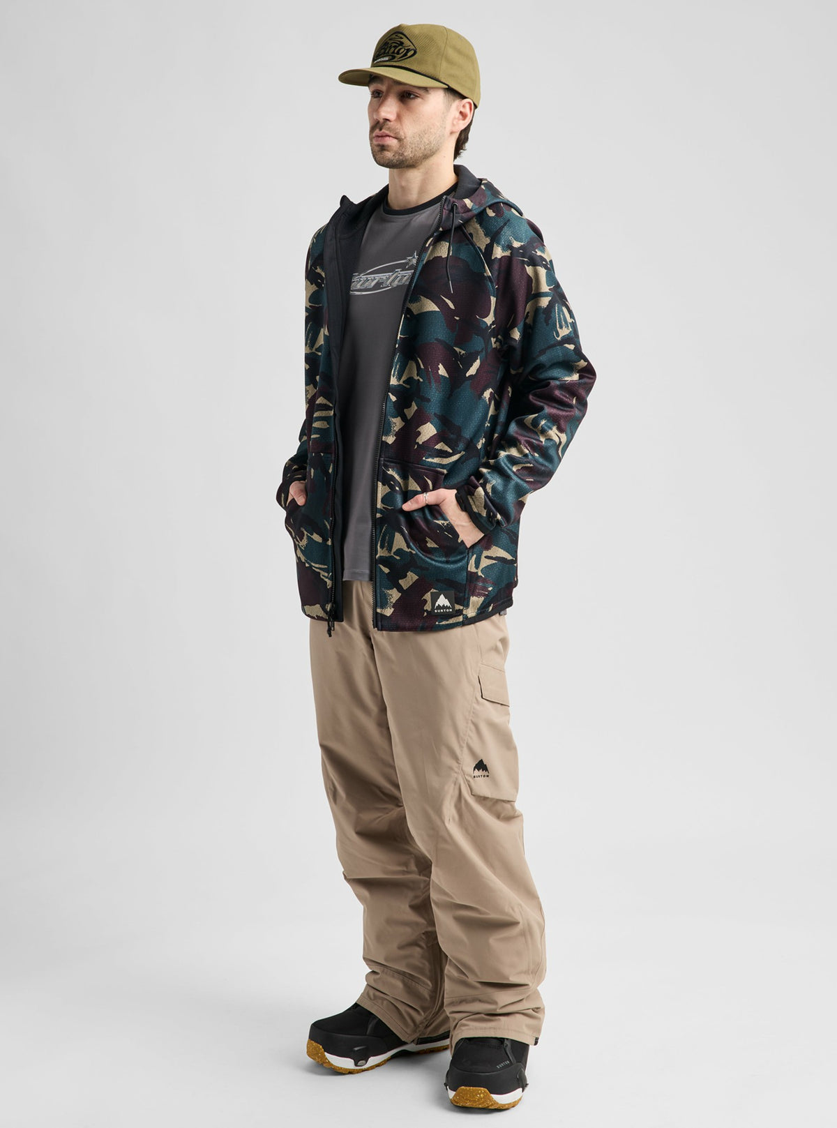 Men's Burton Crown Weatherproof Full-Zip Fleece 2027 - Burton