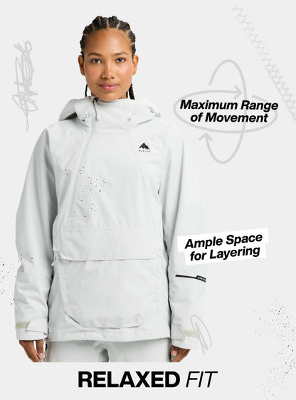 Women's Burton Reserve 2L Relaxed Anorak Jacket 2027 - Burton