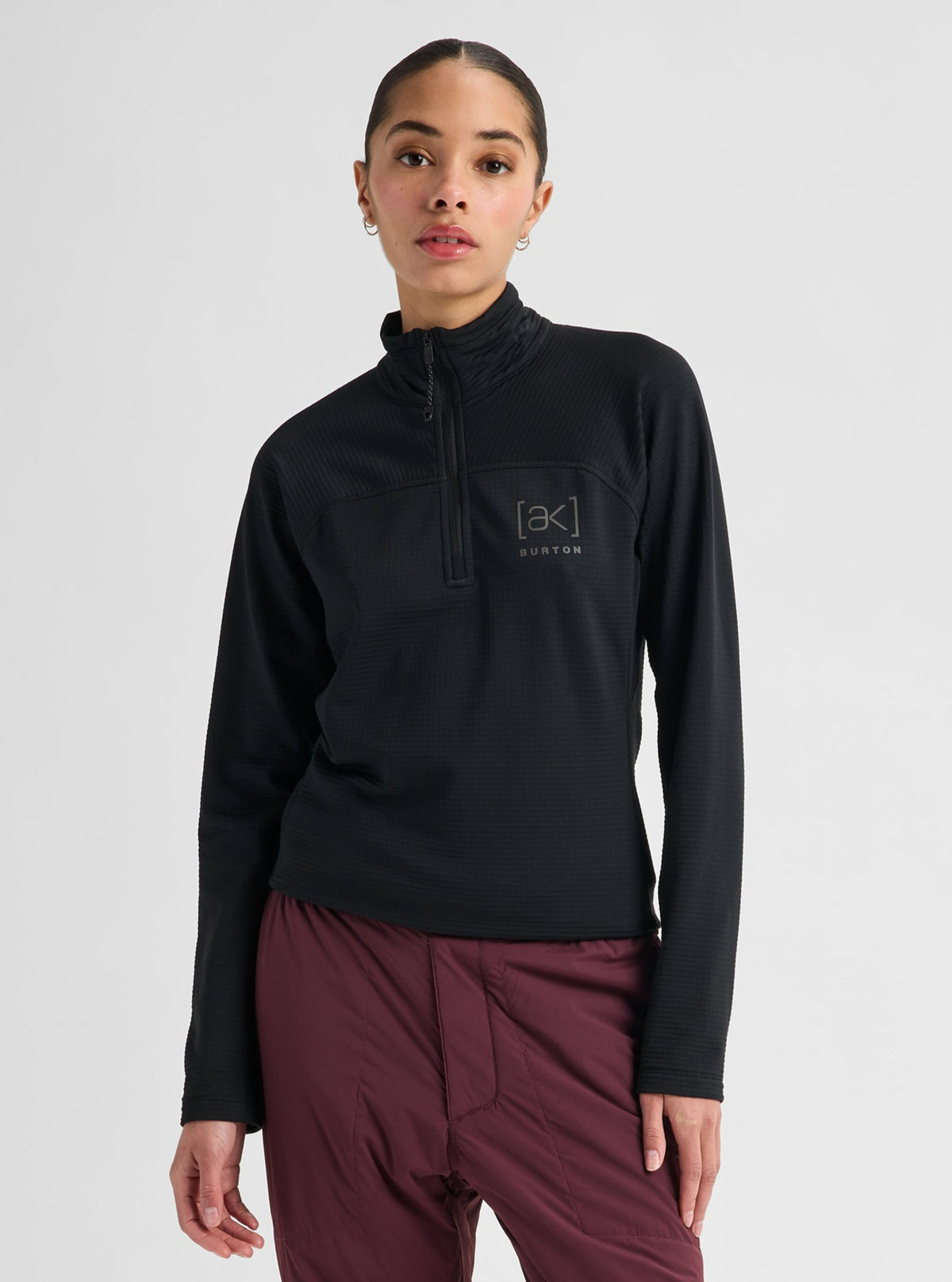 Women's Burton [ak]® Helium Grid Quarter-Zip Fleece 2027 - Burton