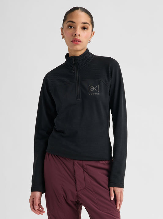 Women's Burton [ak]® Helium Grid Quarter-Zip Fleece 2027 - Burton