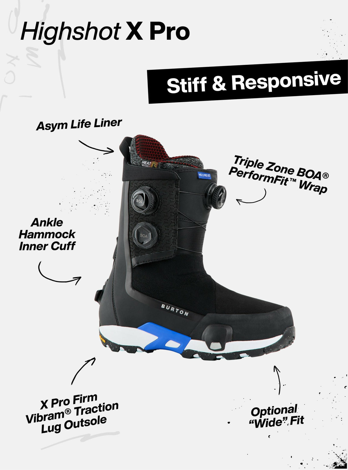 Men's Burton Highshot X Pro Step On® Snowboard Boots 2026 - Burton