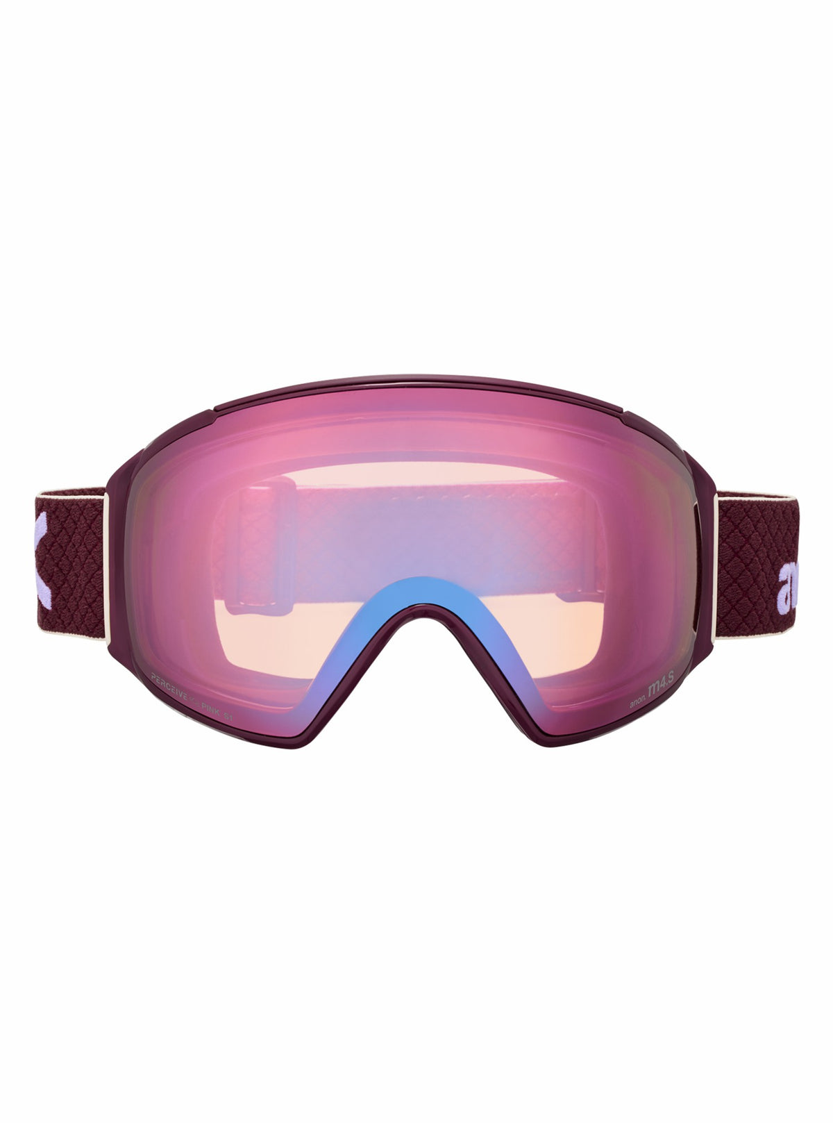 Frame: Deep Cherry, Lens: Perceive Cloudy Pink (53% / S1), Spare Lens: Perceive Variable Blue (21% / S2),Regular