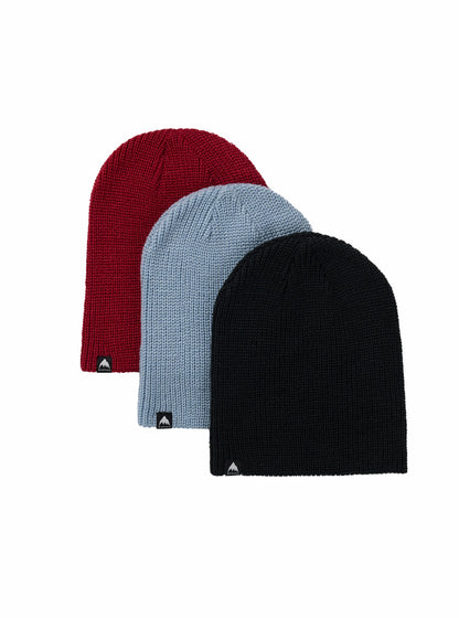 Kids' Burton Recycled DND Beanie (3 Pack) 2026 - Burton