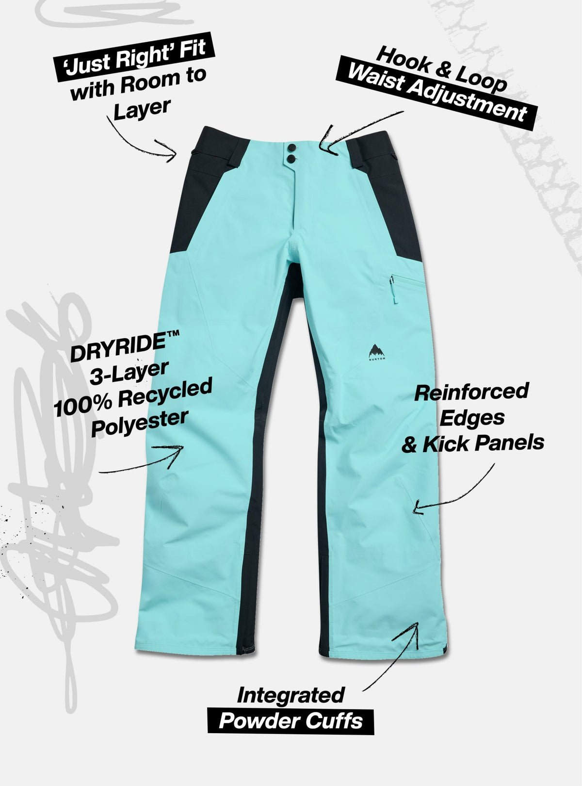 Women's Burton Reserve 3L Pants 2026 - Burton