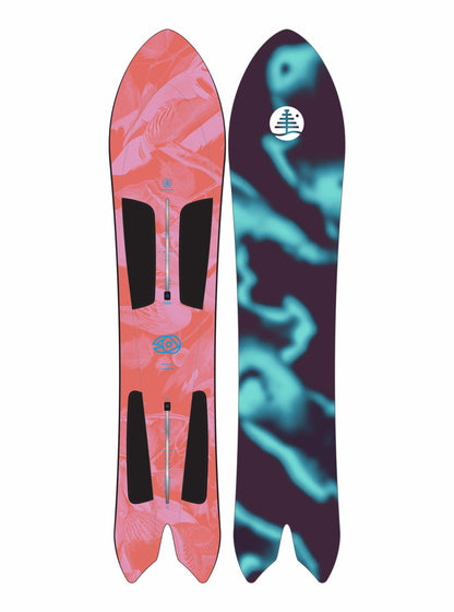 Burton Family Tree 3D Channel Surfer Flat Top Snowboard 2026 - Burton